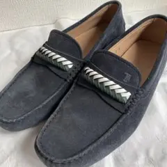 トッズ☆新品☆TOD's メンズ レザー ゴンミーニ/ グレー 25.5cm - メルカリ