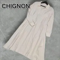 CINOH】チノ 定価4.1万 ドレープショートスリーブブラウス ピンク 美品 