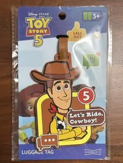 トイストーリー5 ラゲッジタグ ウッディ