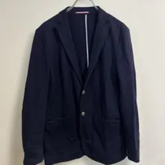 ネイビー テーラードジャケット　グリーンレーベルリラクシング