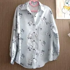 Sanrio★シナモロール 総柄 長袖シャツ【即日発送】