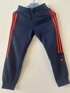 アディダス adidas 130センチ スウェットパンツ ネイビー