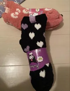 ハート柄ソックス（ハローキティ）