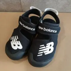 new balance ブラック サンダル 18