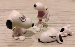PEANUTS SNOOPY's Funny Face フィギュア 3種セット