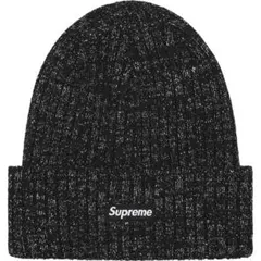 Supreme Overdyed Beanie Metallic Black