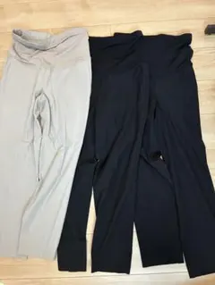 【美品・3本セット】UNIQLO マタニティパンツ M ブラック ベージュ