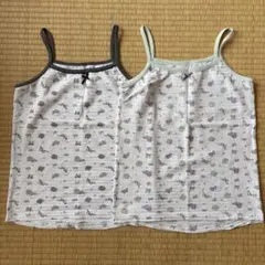 しまむら キャミソール 2枚セット
