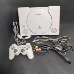 SONY PlayStation 本体＋配線2点＋コントローラー1つ付き