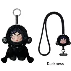 スカルパンダ Darkness ぬいぐるみペンダント スマホストラップセット