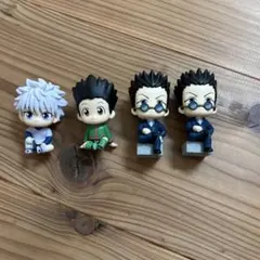 キルア・ゴン・ヒソカ・クラピカ ミニフィギュア 4体セット