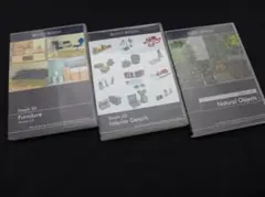 DOSCH DESIGN 3D素材集 3点セット