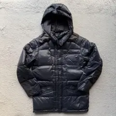 GAP メンズ ダウンジャケット フードつき M ブラック