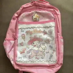 【新品タグ付】サンリオ マイメロディ 子供リュック ピンクのサムネイル