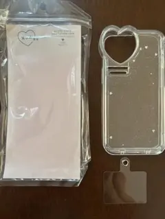 ３コインズ3coins iPhone 13/14、15用ハートアクリルケース