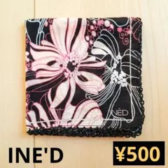 INE'D 花柄ハンカチ
