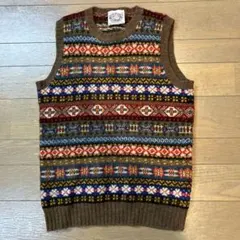 JAMIESON'S ジャミーソンズ フェアアイル　クルーネック ニット ベスト