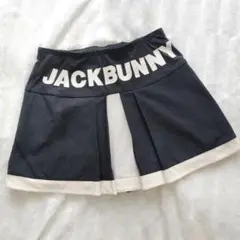 JACKBUNNY 撥水加工レディースゴルフスカート 紺/白S