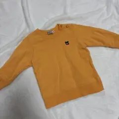 DOUBLE-B オレンジ トレーナー 90