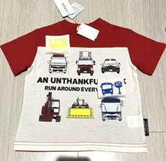 バースデイ　車　乗り物　仕掛け 半袖Tシャツ　新品　タグ付き