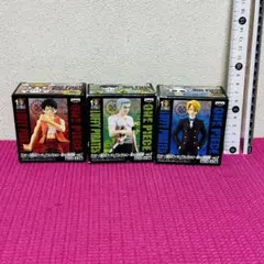 ONEPIECE 組立式フィギュアコレクション セット ルフィ ゾロ サンジ -