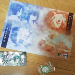 【くら寿司×鬼滅の刃】クリアファイルと缶バッジ