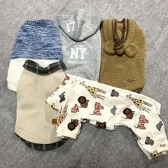 新品　美品　犬　服　冬　Lサイズ　5点セット