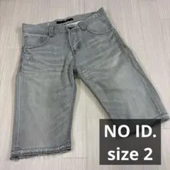 NO ID. グレー ショートパンツ 2 フェアリーグランジ　y2k フリンジのサムネイル