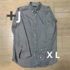 UNIQLO +JブロードシャツチェックX Lサイズ