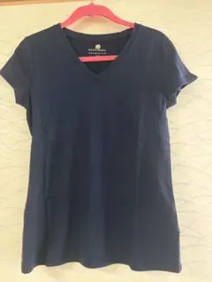 BANANA REPUBLIC Vネック Tシャツ ネイビーのサムネイル