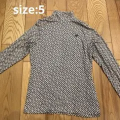 マスターバニー　長袖　ハイネック　モックネック　シャツ サイズ5