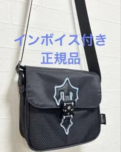 トラップスター　trapstar ブラック　ショルダーバッグ　UK 正規品