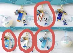 東京ディズニーシー25周年 カプセルトイ キーチェーン 6種類