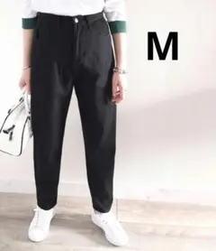 classicalelfゆるっと穿くルーズバルーンのテーパードパンツ ブラックM