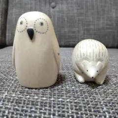 ぽれぽれ動物　置物2個セット