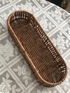 未使用品】 佐藤治生 白竹 トレイ カゴアミドリ カトラリー入れ 2025年