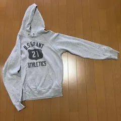 Champion パーカー グレー U.S. GRANT
