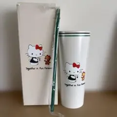 Starbucks Hello Kitty コラボ タンブラー ストロー付