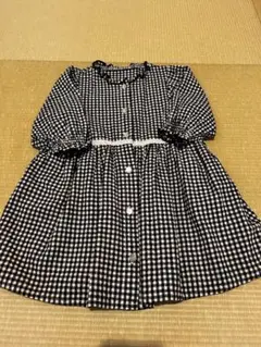 【中古】　アプレレクール　ギンガムチェックワンピース 90