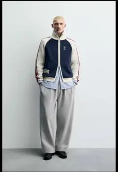 ★新品未使用タグ付き ZARA ×Championコラボ ジップアップセーターM