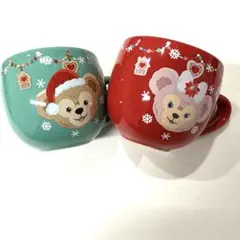 ダッフィー　シェリーメイ　クリスマス　スーベニアカップ
