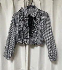 MAJESTIC LEGON チェック柄ブラウス