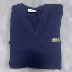 Lacoste ネイビー Vネックセーター 150