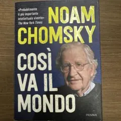 洋書　イタリア語　ノーム・チョムスキー コシ・ヴァ・イル・モンド