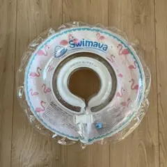 Swimava 首リング フラミンゴ柄 レギュラーサイズ