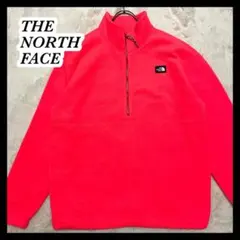 【The North Face】フリースジャケット　朱色　ボアトレーナー　XL