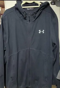 Under Armour 黒フルジップパーカー XXL