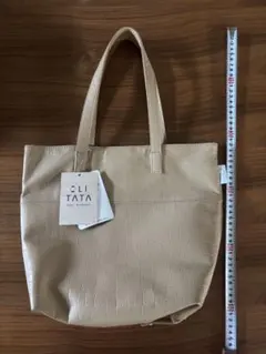 TATA ベージュ ハンドバッグ