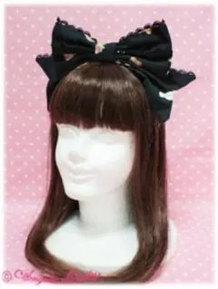 Angelic Pretty お菓子の国カチューシャブラックのサムネイル