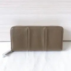 scroll✴︎スクロール 生協 お会計が楽になる牛革財布 長財布 モカ